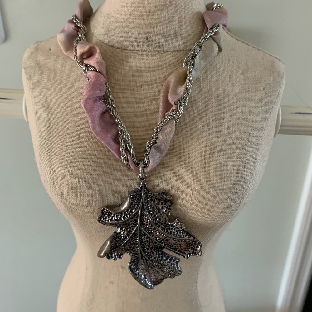 Artisan Silvertone Necklace